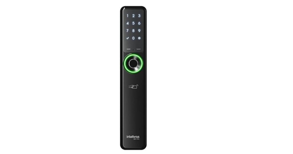 omparação de fechaduras inteligentes Intelbras e Kuanttum para casa
